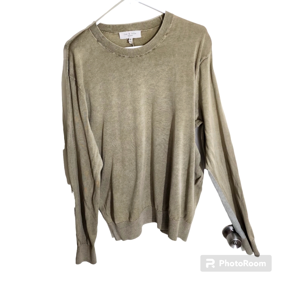 RAG AND MEN'S LONG SLEEVE KNIT SHIRT size XL